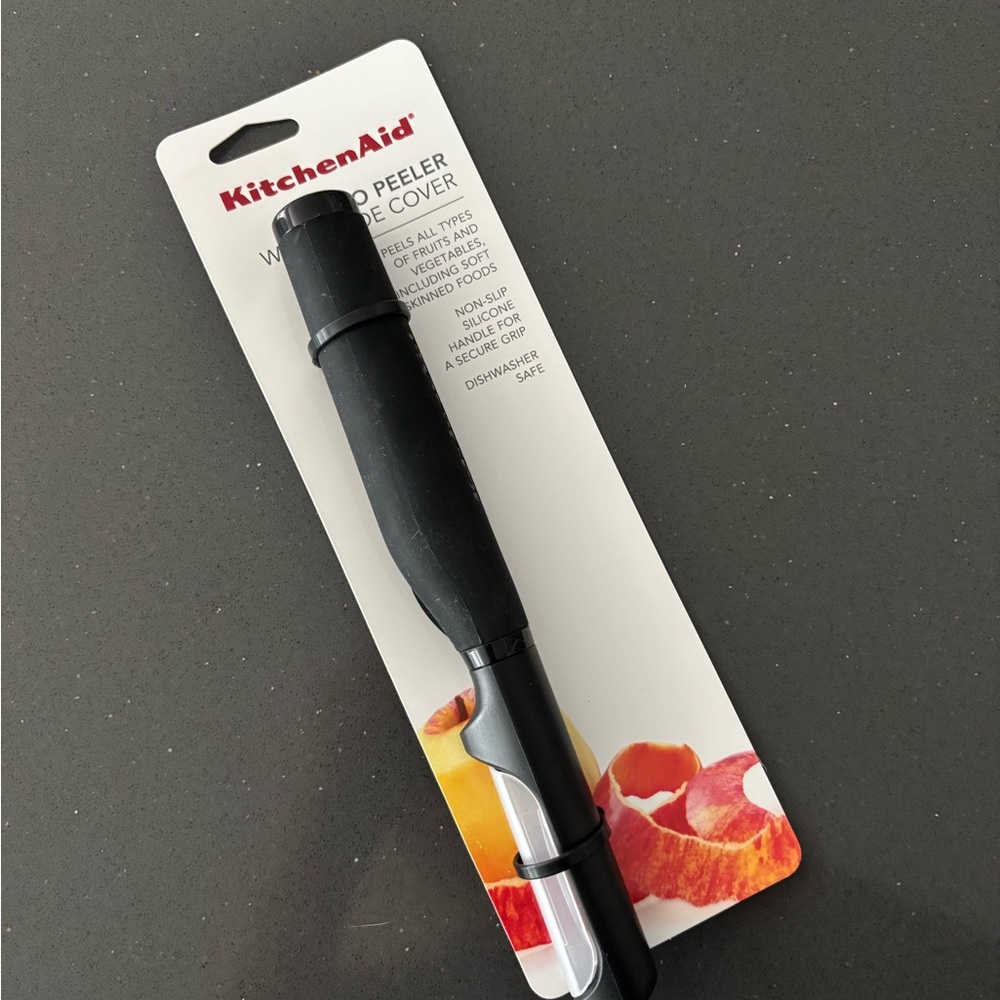 KitchenAid Black Silicone Peeler new in packaging
